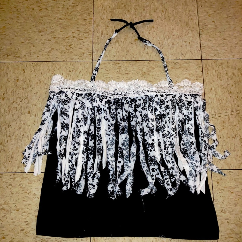 Strappy Lace halter top